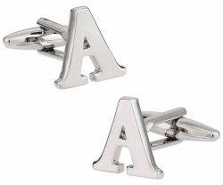 Initial and Number Cufflinks