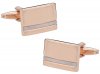Mother of Pearl Rose Gold Cufflinks