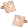 The Steps in Rose Gold Cufflinks