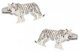 White Tiger Cufflinks