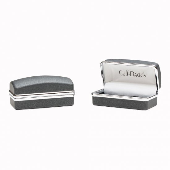 925 Sterling Silver Euro Cuff Links